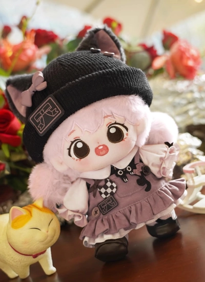 ぬいぐるみ服『喵心巧莓』着せ替え 3点セット 20cmぬいぐるみ用