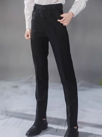 ドール用服 スーツズボン ブラック 男の子用 SD17/70cm/ID72/EID/soomID75/75cm/Loong Soul80cmサイズ人形用