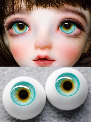 BJD ドール用アイ 石膏アイ【水星3】ブルー 10mm/12mm/14mm/16mm/18mm