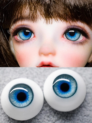 BJD ドール用アイ 石膏アイ【冰峰】ブルー 10mm/12mm/14mm/16mm/18mm