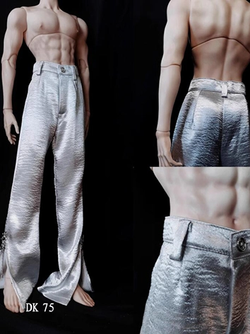 ドール服 ワイドパンツ シルバー 男用 SOOM ID75サイズ人形用 BJD DOLL XJO
