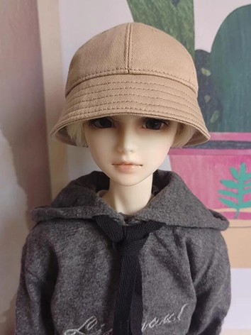 ドール用帽子 ハット バケットハット ベージュ SD/小顔SD/MSD/幼SDサイズ人形用 BJDDOLL