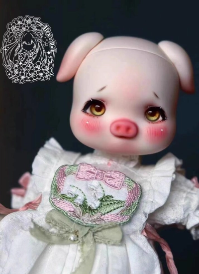 ドール用ヘッド 【珍猪】 女の子 1/6サイズ 球体関節人形用 BJD