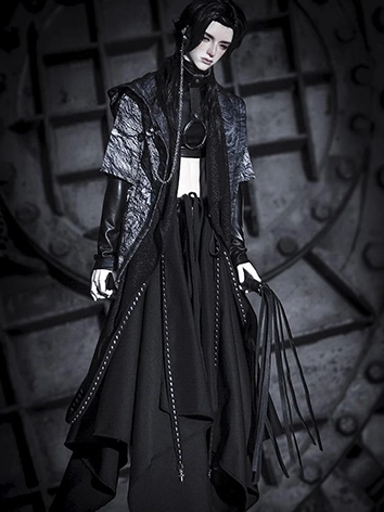 ドール用 衣装セット【審判】 ブラック SD17/LS73/POPO68/ID75サイズ人形用 BJDDOLL