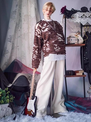 ドール用服 ズボン【梧桐】 ブラウン/ブラック popo68/LS73/ID75/MSD/SDサイズ人形用