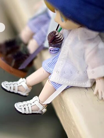 オビツお靴 ドール 人形 黄色/赤色/ホワイト/ブラウン/緑色/ブラック 11cm OB11 1/12サイズ