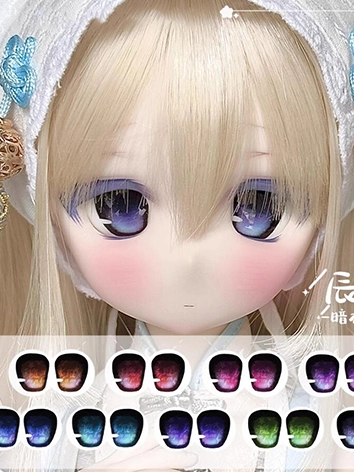 ドール用アイ マンガアイ アクリルアイ 水贴眼 9色 14mm/16mm/20mm/22mm BJD
