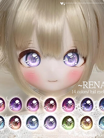 ドール用アイ マンガアイ アクリルアイ 水贴眼 14色 14mm/16mm/20mm/22mm BJD