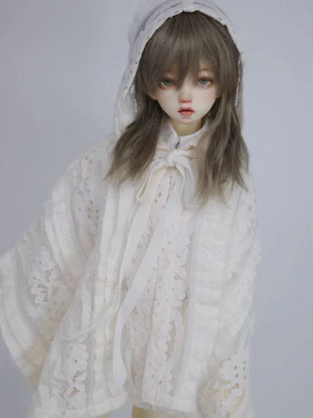 ドール用服 マント ホワイト MSD/SD/POPO68/Loongsoul73cmサイズ人形用 A470 BJD