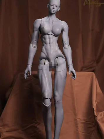 ドールボディ 76cm 豹女 《凌》 女の子 人版 球体関節人形 BJD DOLL