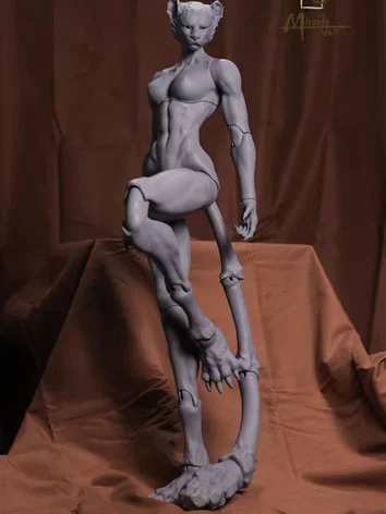 ドールボディ 77cm 豹女 《凌》 女の子 獣版 球体関節人形 BJD DOLL