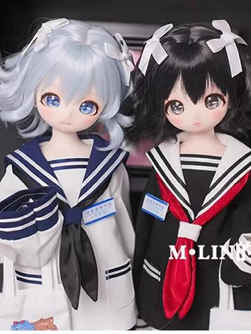 ドール用ウィッグ ショート パーマ ピンク/ブラック/ブルー/ゴールド SDサイズ人形用 BJDDOLL