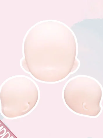 窝窝头ヘッド 球球兔用ヘッド 1/12サイズ 機械関節人形用 MJD