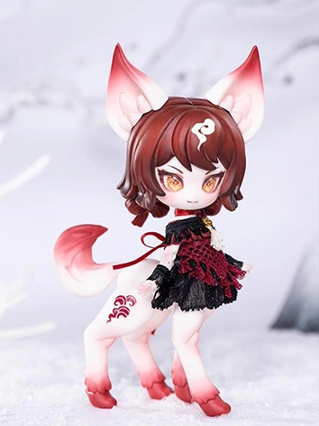 数量限定 ドール本体 1/12サイズ 狐ボディ 赤面 球体関節人形 BJD