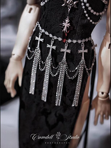 ドール用 チェーン シルバー SD/70cm/ID75サイズ人形用 BJD