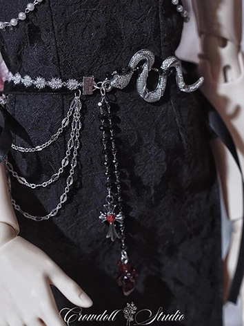 ドール用 チェーン シルバー SD/70cm/ID75サイズ人形用 BJD