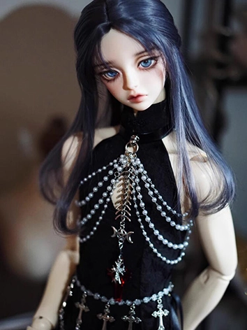 ドール用ネックレス シルバー SD/MSD/ID75/70cmサイズ人形用 BJD