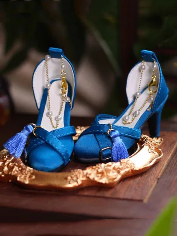 ドール用お靴 ハイヒール ブルー レッド SDGR/DDサイズ人形用 BJD