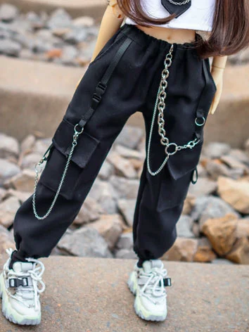 ドール用服 ズボン ブラック 女の子 MSD/幼SDサイズ用 BJD