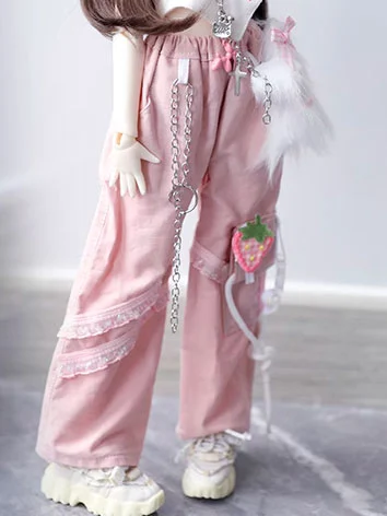 ドール用服 ズボン ピンク YOSD/1/5/MSDサイズ用 球体関節人形用 BJD