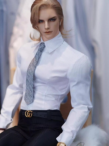 BJDドール用 ネクタイ 灰色 68cm以上サイズ人形通用