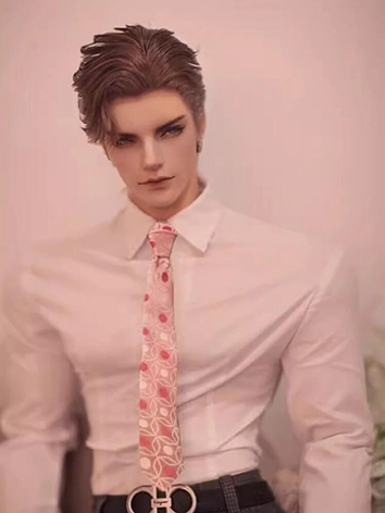 BJDドール用 ネクタイ ピンク 68cm以上サイズ通用