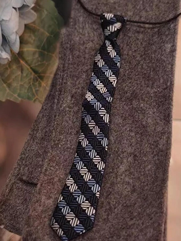 BJDドール用 ネクタイ ブラック 68cm以上サイズ通用