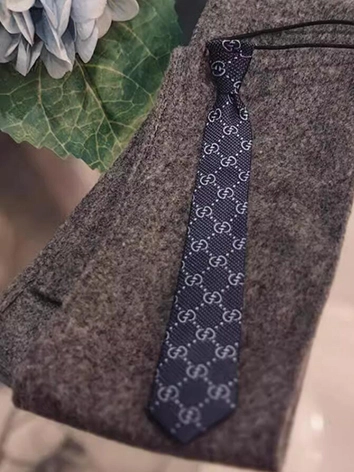 BJDドール用 ネクタイ ブラック 68cm以上サイズ通用