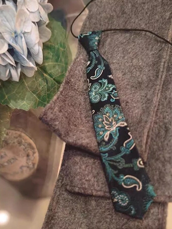 BJDドール用 ネクタイ グリーン 68cm以上サイズ通用