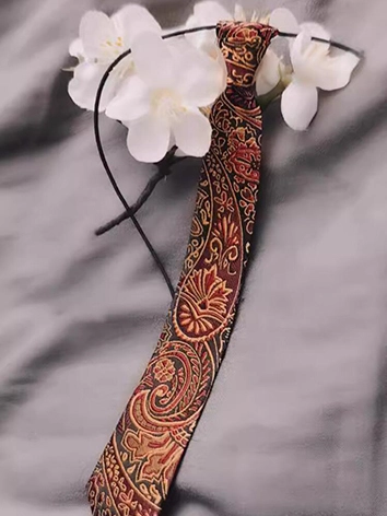 BJDドール用 ネクタイ 赤色 68cm以上サイズ通用