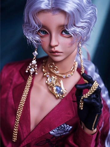 BJD DOLL ドール用 首輪 ゴールド SD/70cm/ID75サイズ人形用