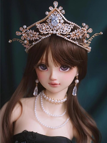 BJD DOLL ドール用 アクセサリー グールド クラウン SD/MSD/YOSDサイズ通用