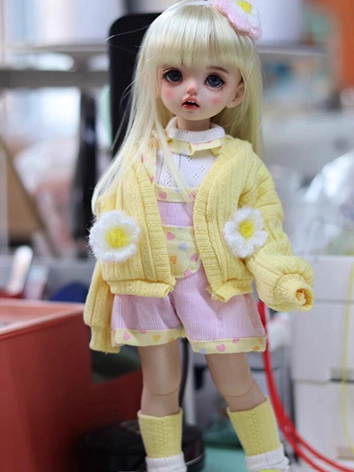 ドール用服 黄色/緑色 女用 YOSD/MSD/1/5/kumakoサイズ人形用