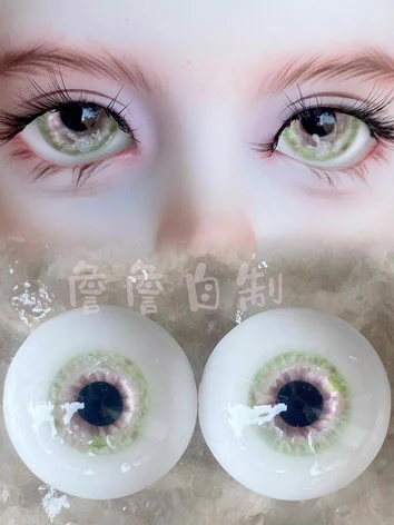 ドール用アイ 石膏アイ グリーン 8mm/10mm/12mm/14mm/16mm/18mm BJD Z03
