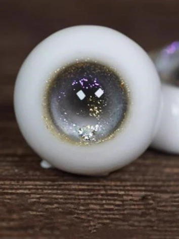 ドール用アイ【【墨系列-墨紫】レジンアイ 石膏＋樹脂 10mm/12mm/14mm/16mm/18mm/20mm BJD