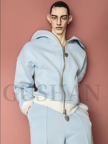 ドール用服 男性用 運動セット ブルー 男用 SD/70cm/75cmサイズ用 BJD