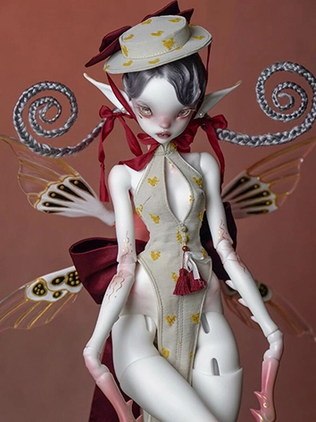 即納  ドール本体 カマキリ Opal Second 墙白(wall white) 特殊顔メイクあり 女の子 46cm 球体関節人形 BJDDOLL