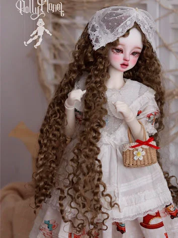 ドール用 ウィッグ パーマ レッド 4色あり SD/小顔SD/MSDサイズ用 BJD