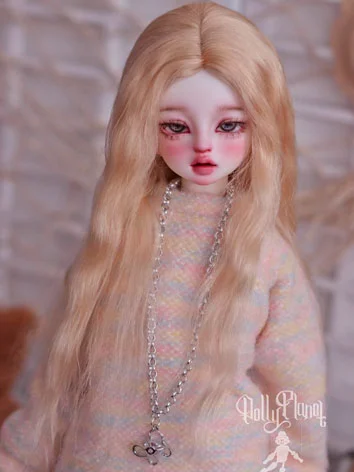 ドール用ウィッグ モヘア ゴールド/ライトゴールド/ブラウン MSD/SDサイズ用 BJD