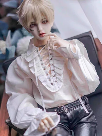 ドール用服 シャツ ホワイト MSD/70cmサイズ人形用 BJD用