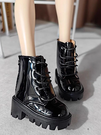 ドール用お靴 ブラック/ホワイト MSDサイズ人形用 球体関節人形用 BJD