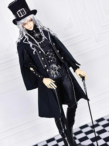 ドール用服 衣装セット ブラック審判 SD/SD17/70cm/LS73/SOOM IDサイズ人形用 男性用　BJDDOLL