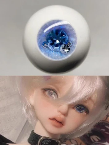 ドール用アイ 石膏*樹脂アイ【月光愛人】ブルー 10mm/12mm/14mm/16mm/18mmサイズ人形用 BJD