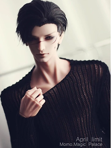 ドール用 ブラウス ブラック/ホワイト 男用 ID75/LS73/SSDF/YC76/YC77/70cmサイズ人形用 球体関節人形 BJDDOLL