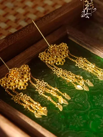 ドール用髪飾り ゴールド SDサイズ人形通用 BJD