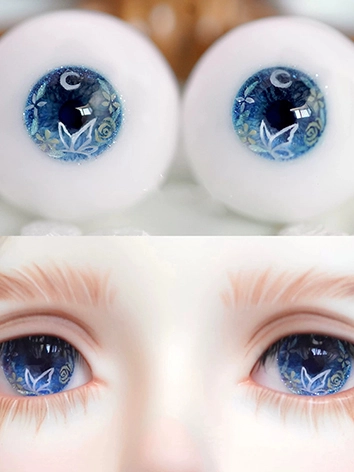 ドール用 レジンアイ ブルー 10mm/12mm/14mm/16mm/18mm/20mm 球体関節人形用 BJD DOLL
