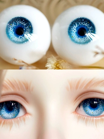 ドール用 レジンアイ 青色 10mm/12mm/14mm/16mm/18mm/20mm 球体関節人形用 BJD DOLL