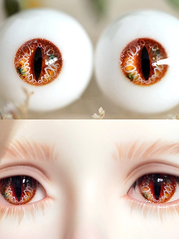 ドール用 レジンアイ ブラウン 10mm/12mm/14mm/16mm/18mm/20mm 球体関節人形用 BJD DOLL