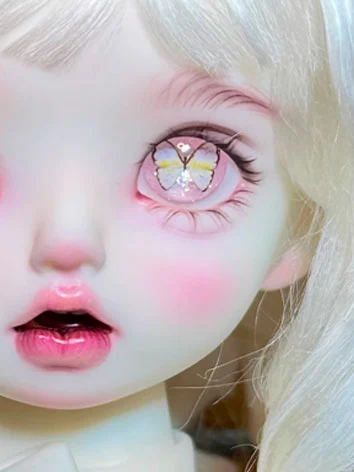 ドール用アイ 蝶々模様 レジンアイ 12mm/14mm/16mm/18mmサイズ人形用 BJD 【H-02】