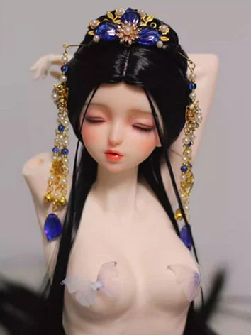 ドール用髪飾り ゴールド SDサイズ人形用 BJD